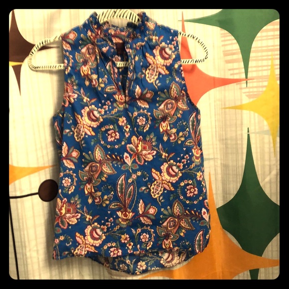 J. Crew Tops - Bohemian sleeveless tunic keyhole  tank